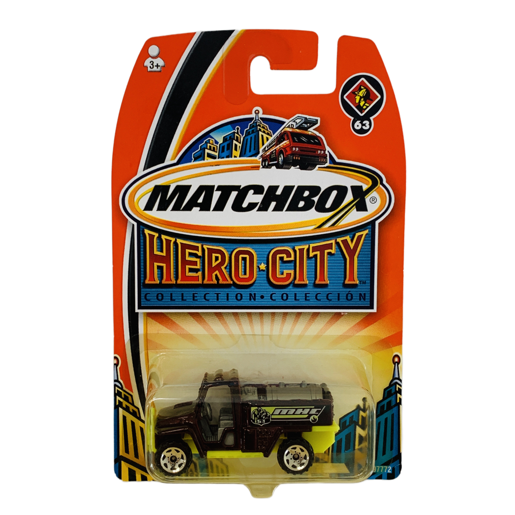 Matchbox Hero City #63 All Terrain Fire Tanker