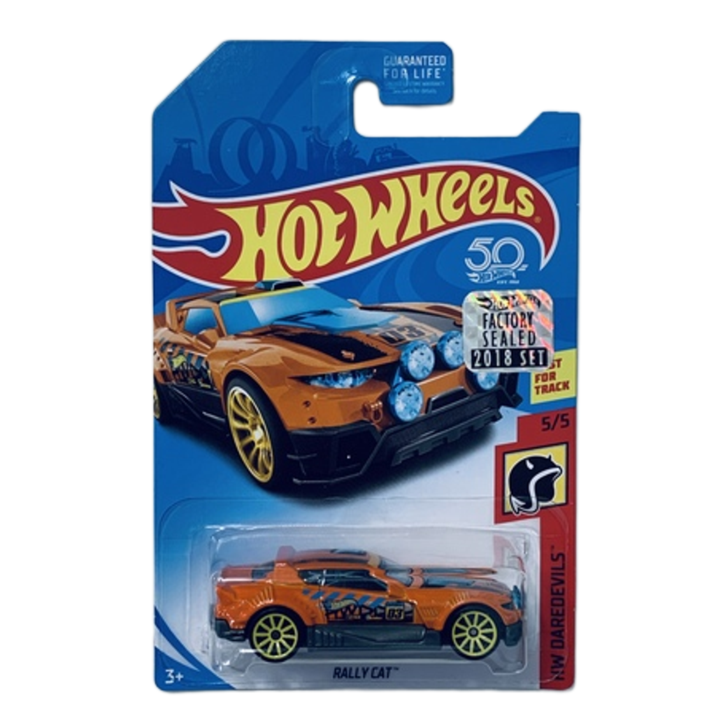 Hot Wheels 2018 Factory Set Rally Cat - Orange