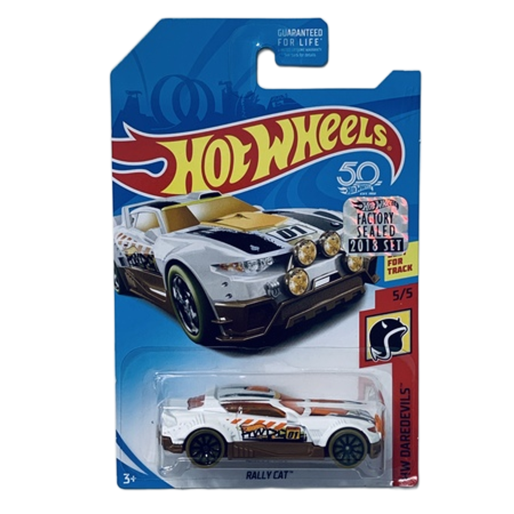 Hot Wheels 2018 Factory Set Rally Cat - White