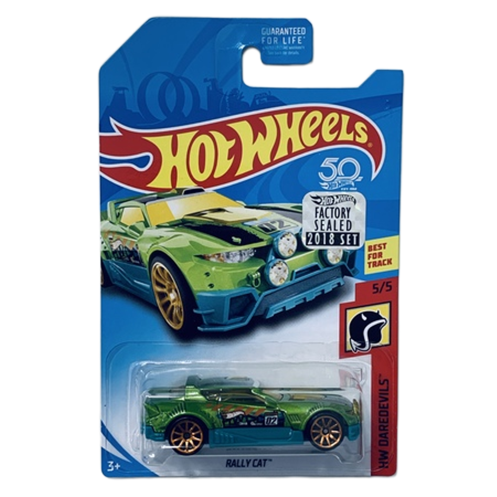 Hot Wheels 2018 Factory Set Rally Cat - Green