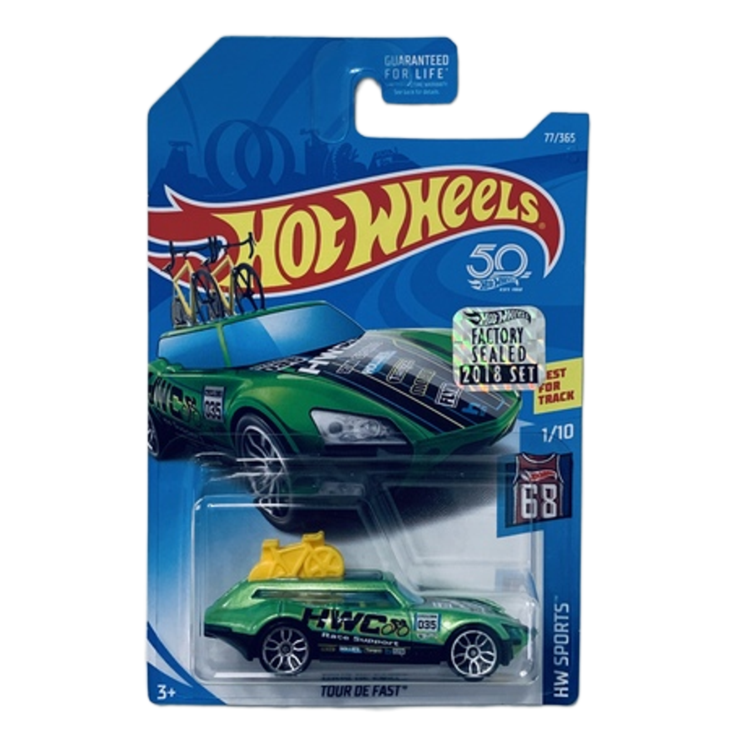 Hot Wheels 2018 Factory Set #77 Tour De Fast