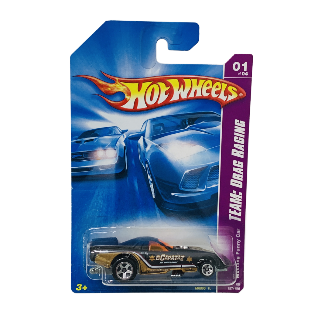 Hot Wheels #157 Mustang Funny Car - Black