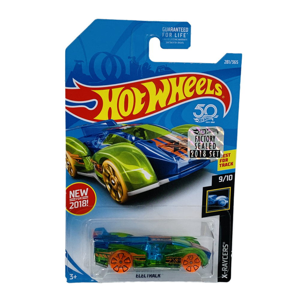 Hot Wheels 2018 Factory Set #281 Electrack - Blue