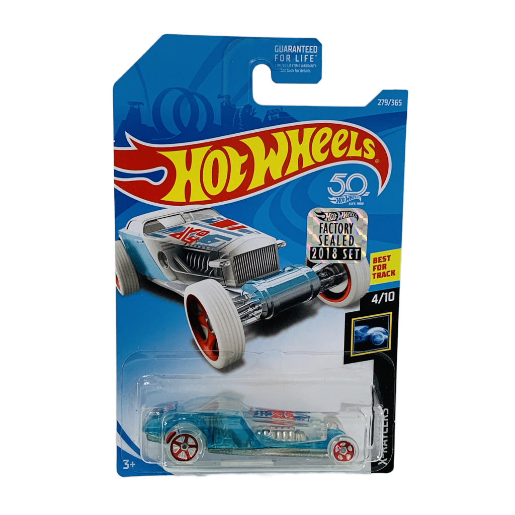 Hot Wheels 2018 Factory Set #279 Hi-Roller - Clear