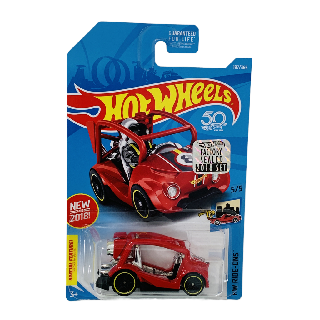 Hot Wheels 2018 Factory Set #197 Kick Kart - Red