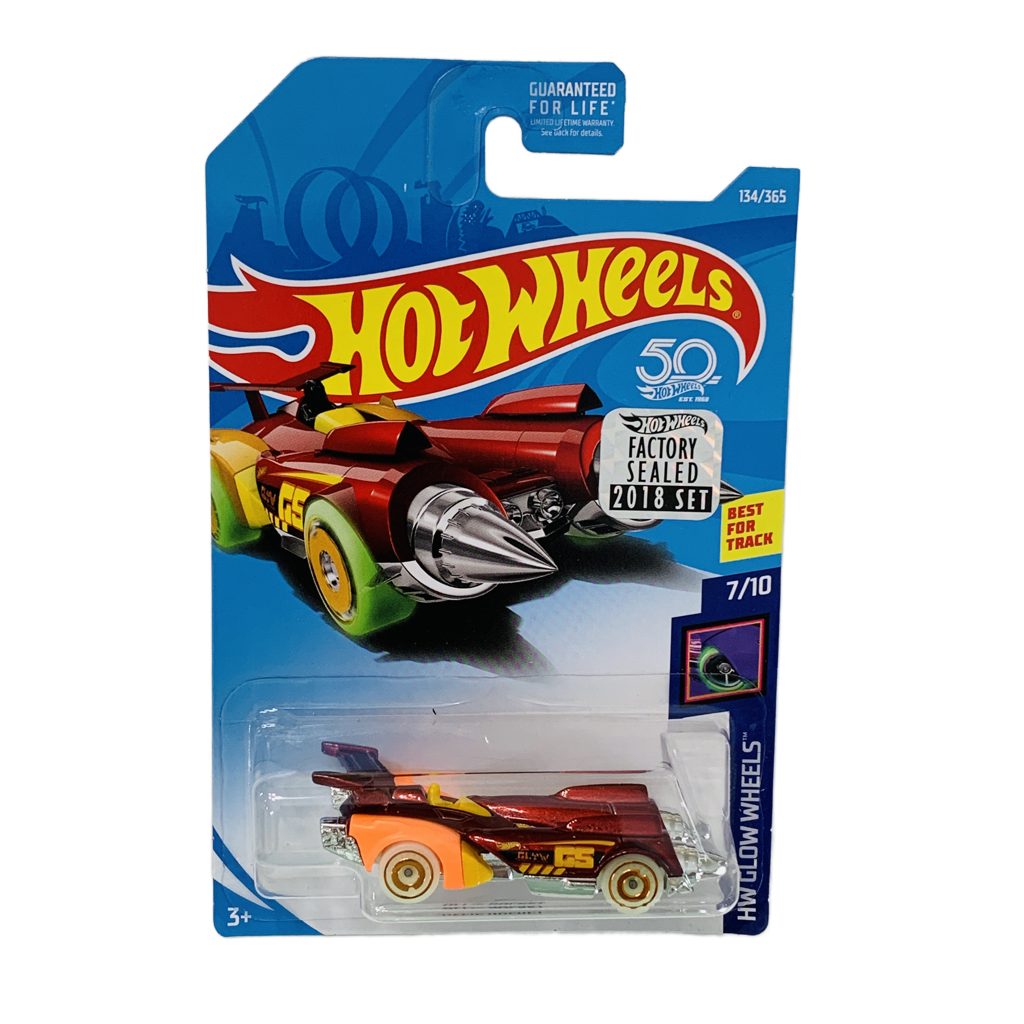 Hot Wheels 2018 Factory Set #134 Ollie Rocket - Red