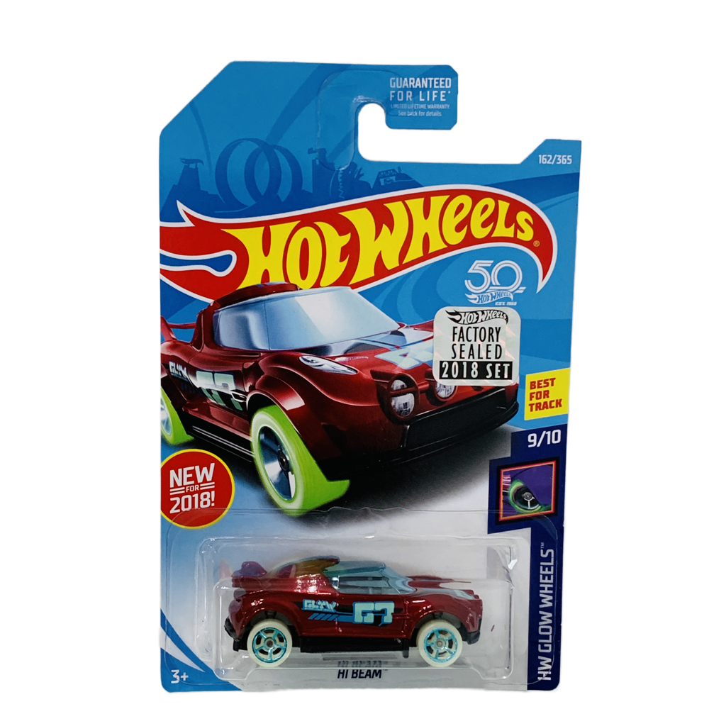 Hot Wheels 2018 Factory Set #162 Hi Beam - Red