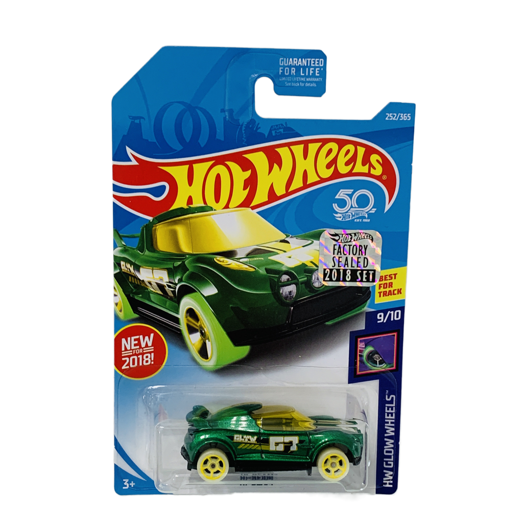 Hot Wheels 2018 Factory Set #252 Hi-Beam - Green