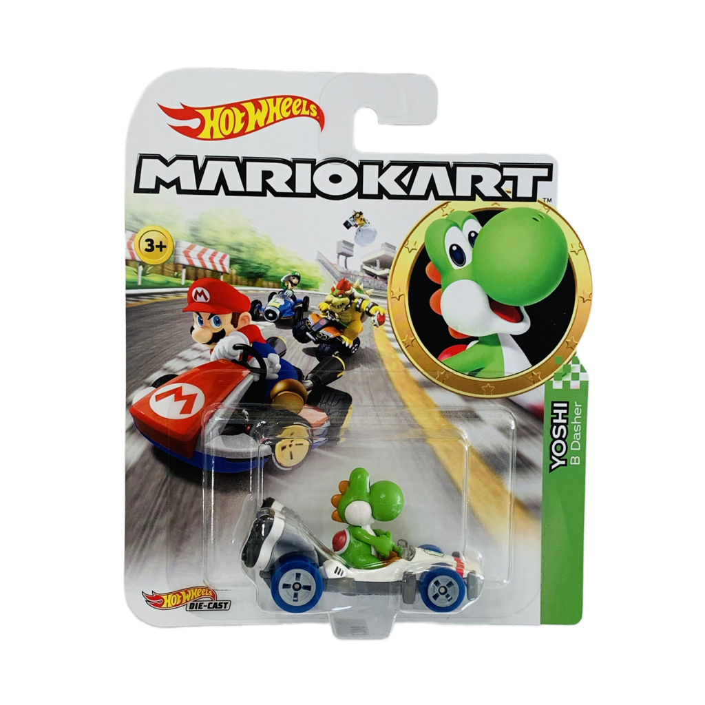 Hot Wheels Mario Kart Yoshi B Dasher