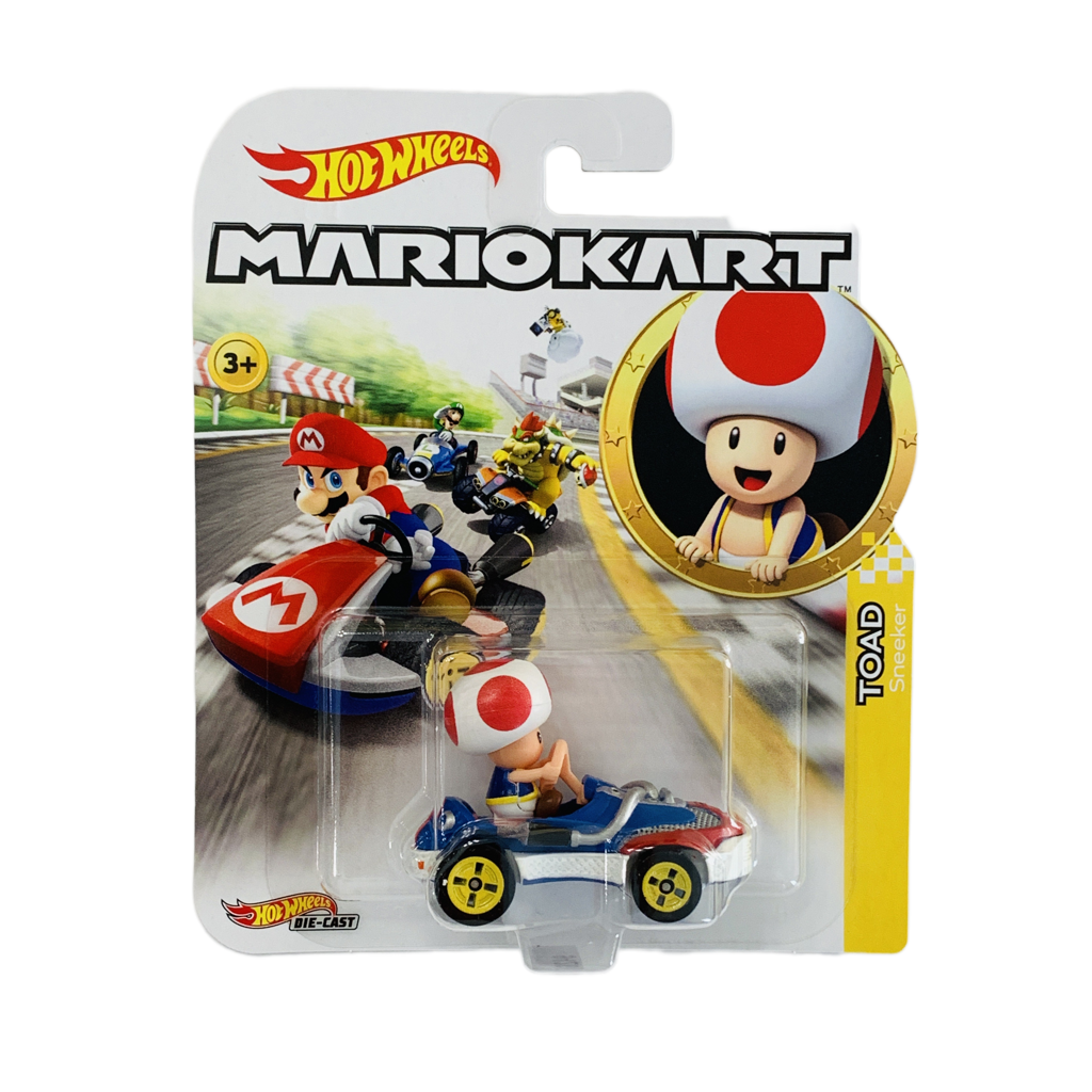 Hot Wheels Mario Kart Toad Sneeker