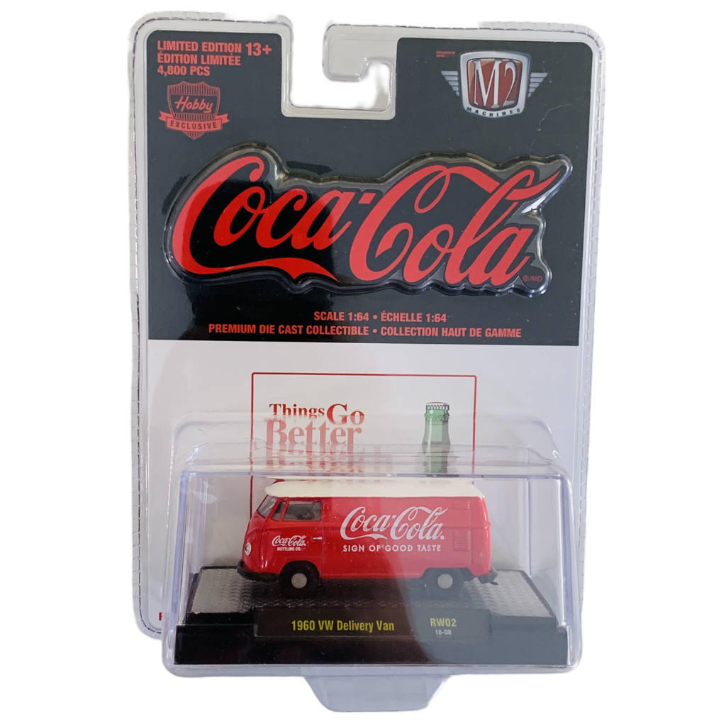 M2 Machines Coca-Cola 1960 VW Delivery Van - Hobby Shop Release