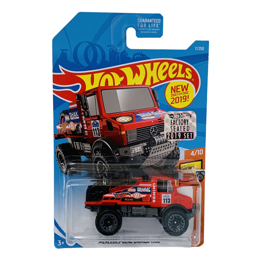 Hot Wheels 2019 Factory Set #7 Mercedes-Benz Unimog 1300 - Red