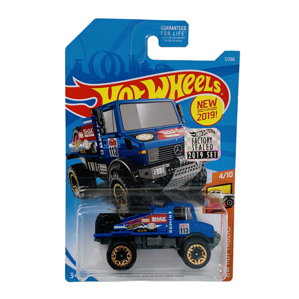 Hot Wheels 2019 Factory Set #7 Mercedes-Benz Unimog 1300 - Blue