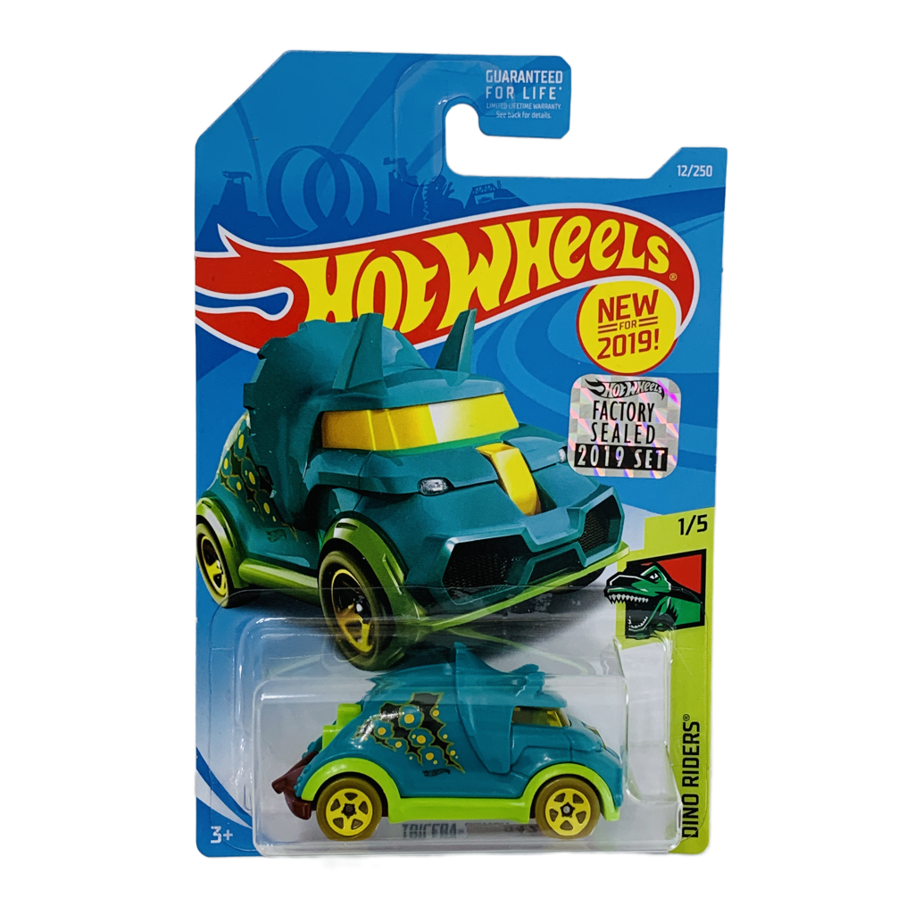 Hot Wheels 2019 Factory Set #12 Tricera-Truck - Teal