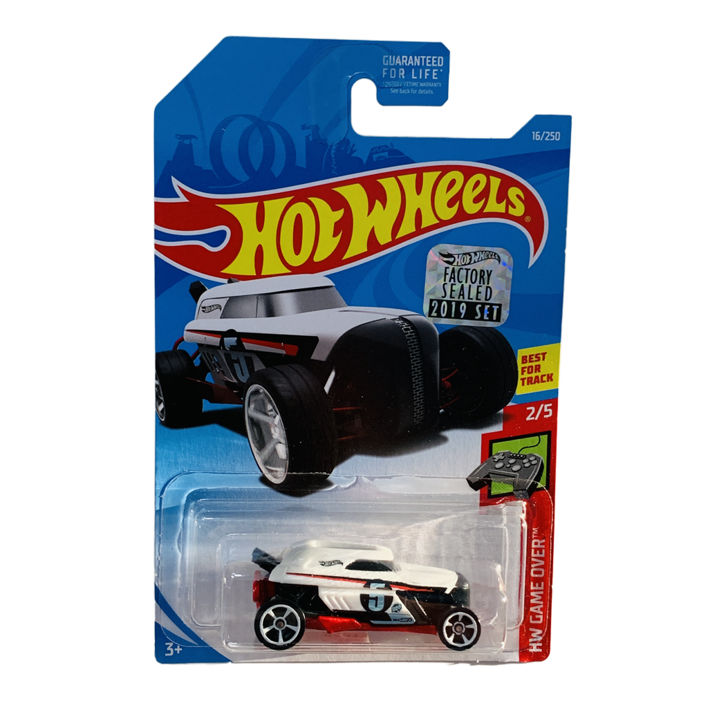 Hot Wheels 2019 Factory Set #16 Rip Rod - White