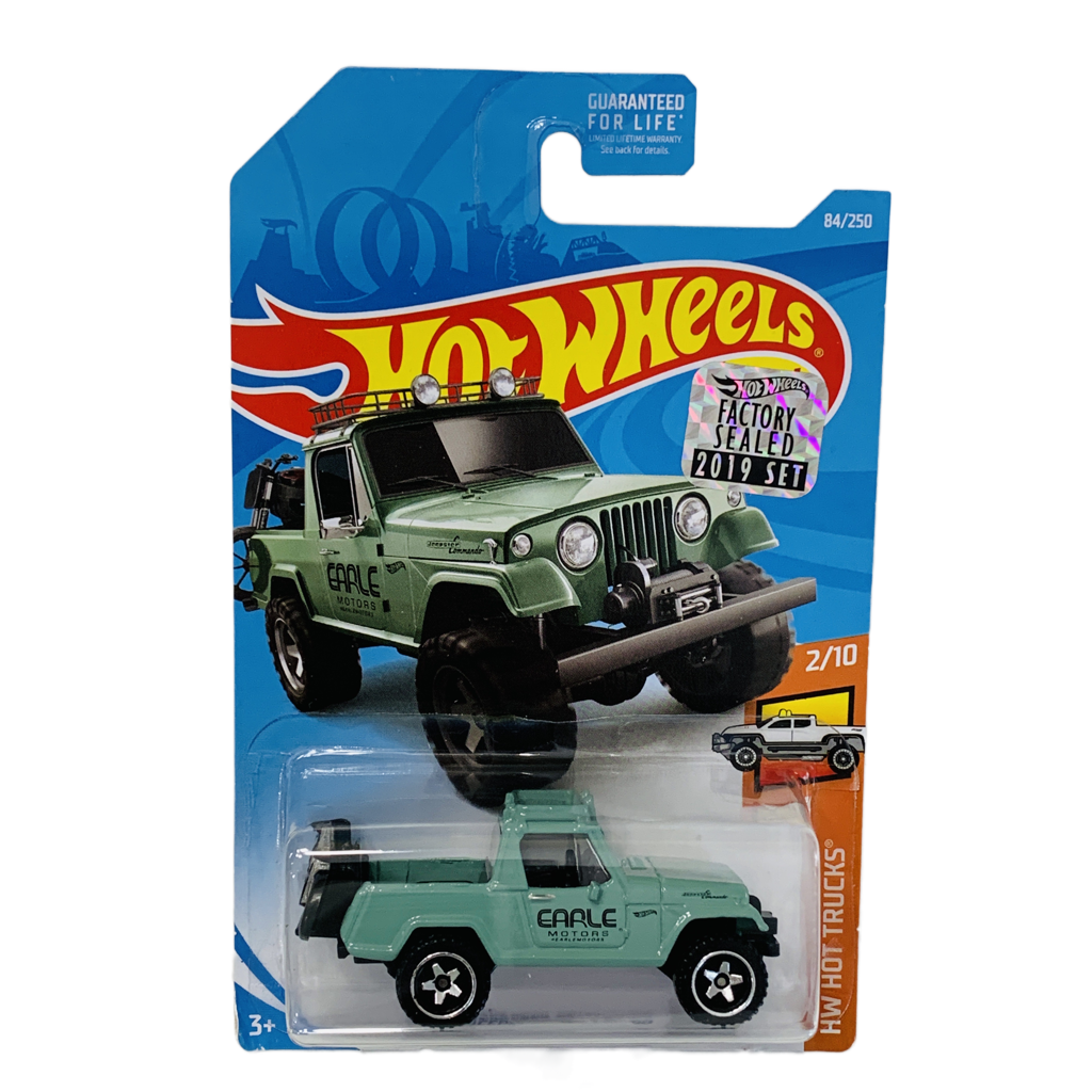 Hot Wheels 2019 Factory Set #84 '67 Jeepster Commando - Green