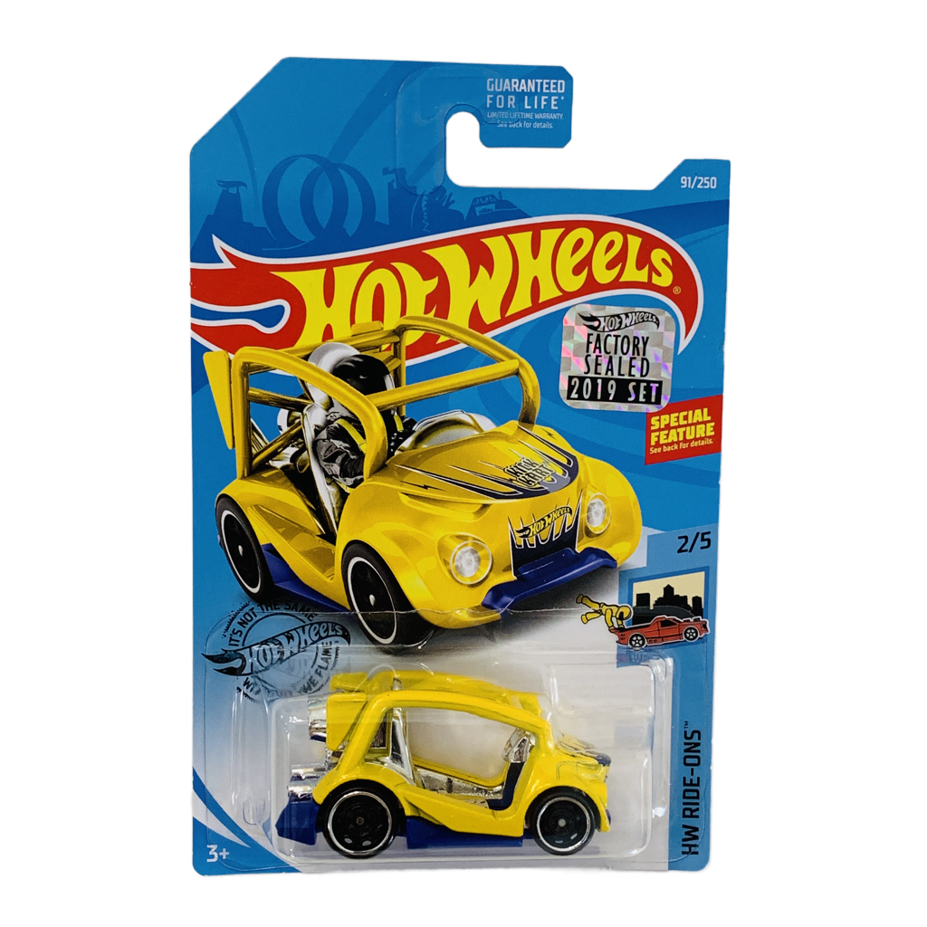 Hot Wheels 2019 Factory Set #91 Kick Kart - Yellow