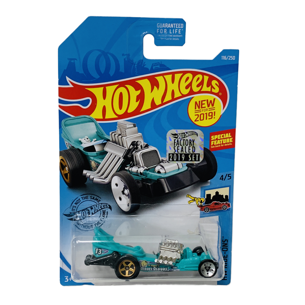 Hot Wheels 2019 Factory Set #116 Diaper Dragger - Teal