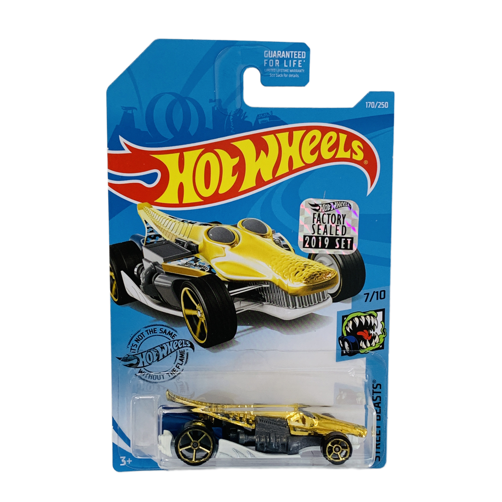 Hot Wheels 2019 Factory Set #170 Croc Rod - Gold