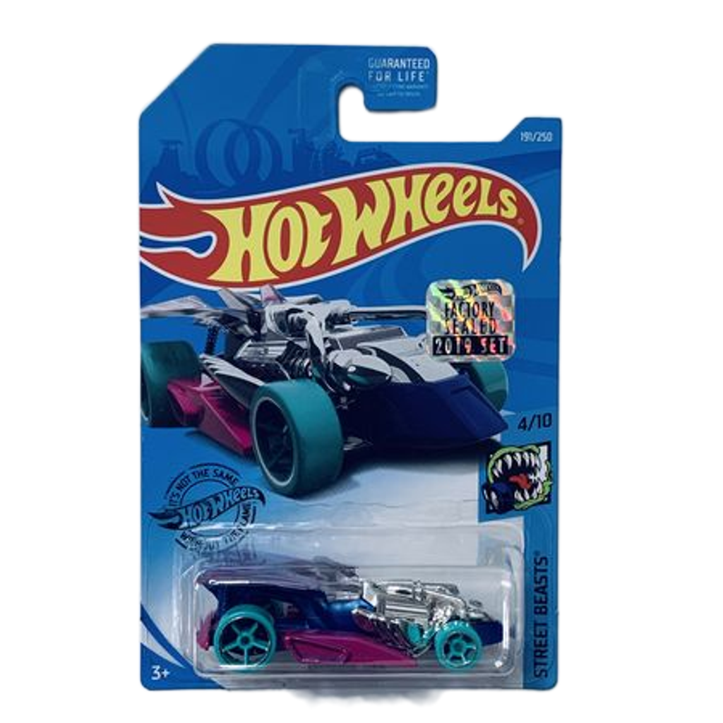 Hot Wheels 2019 Factory Set #191 Draggin' Tail - Blue/Purple