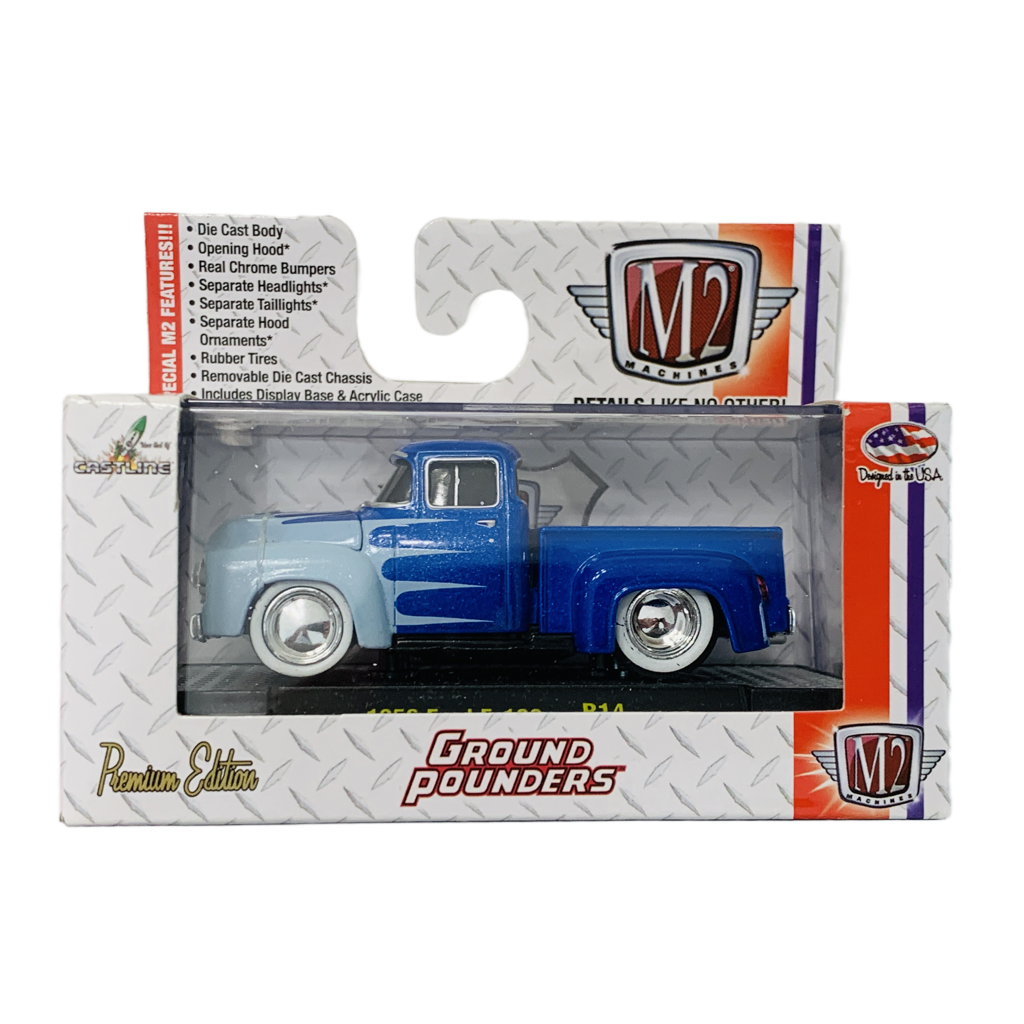 M2 Machines Ground-Pounders 1956 Ford F-100 R14