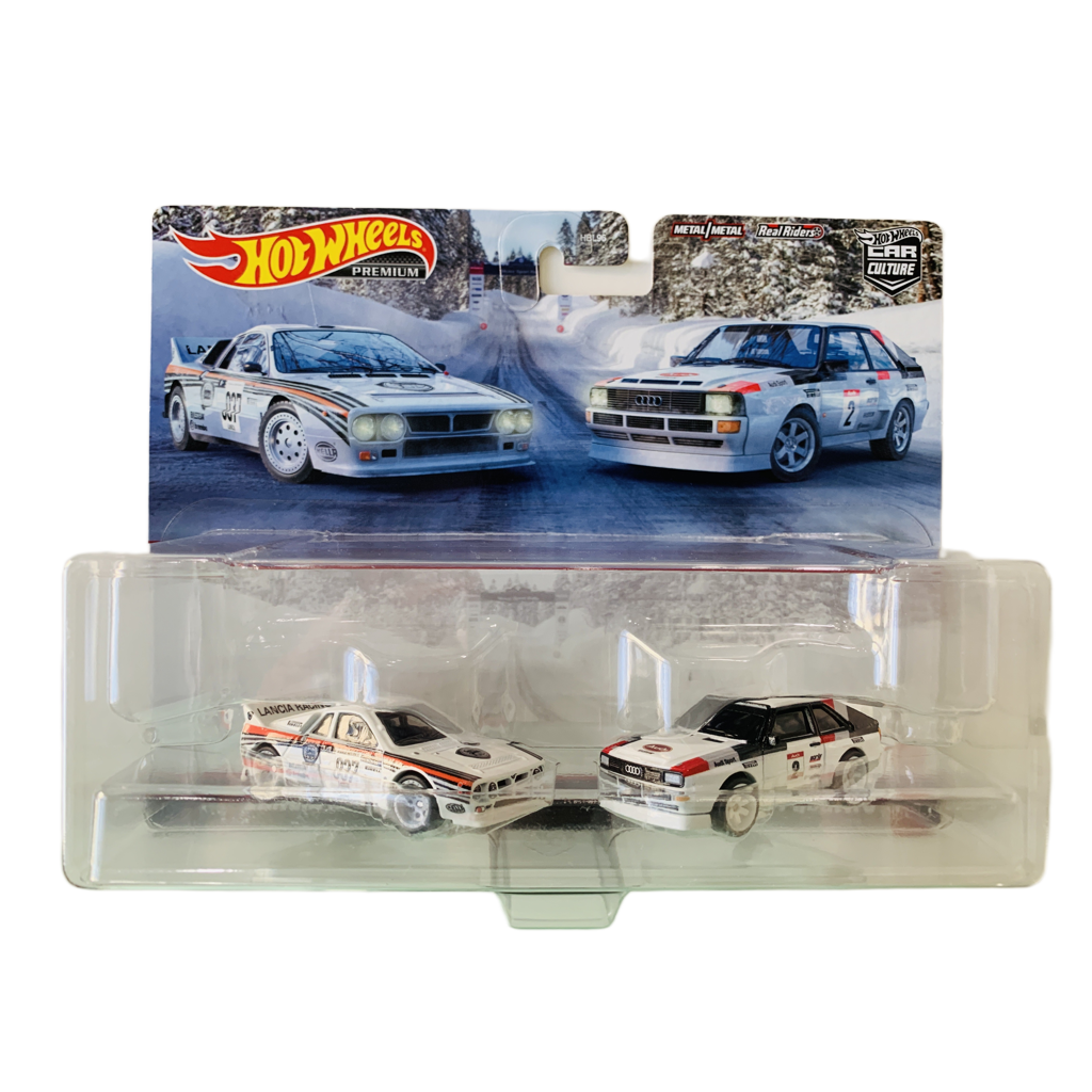 Hot Wheels Premium 2pk Lancia Rally 037 and '84 Audi Sport Quattro