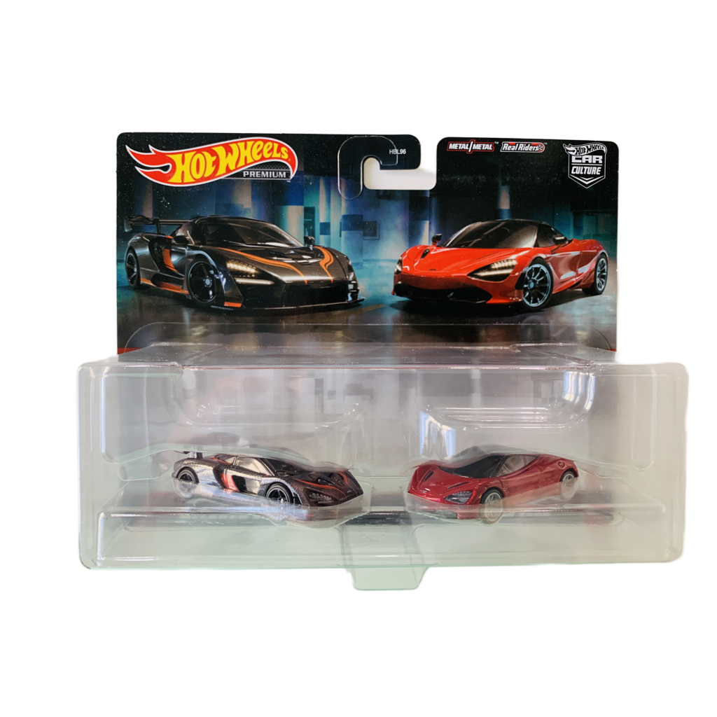 Hot Wheels Premium 2pk McLaren Senna and McLaren 720S