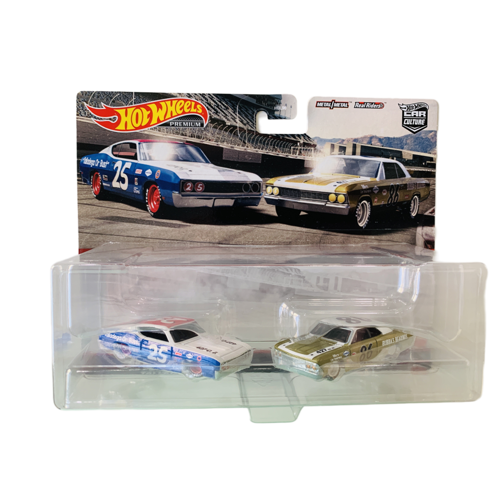 Hot Wheels Premium 2pk '69 Ford Torino Talladega and '66 Chevelle