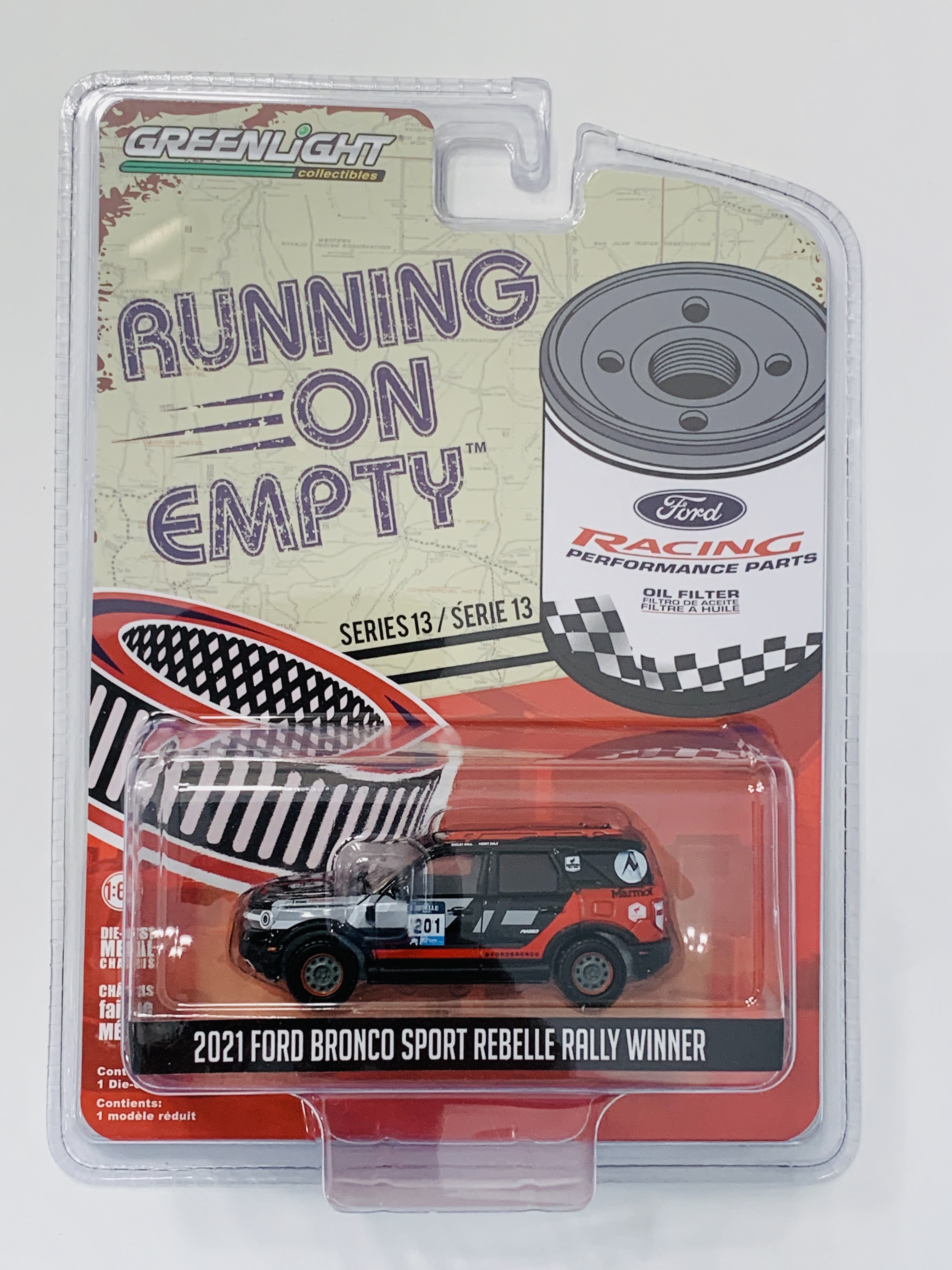 Greenlight Running On Empty 2021 Ford Bronco Sport Rebelle Rally Winner