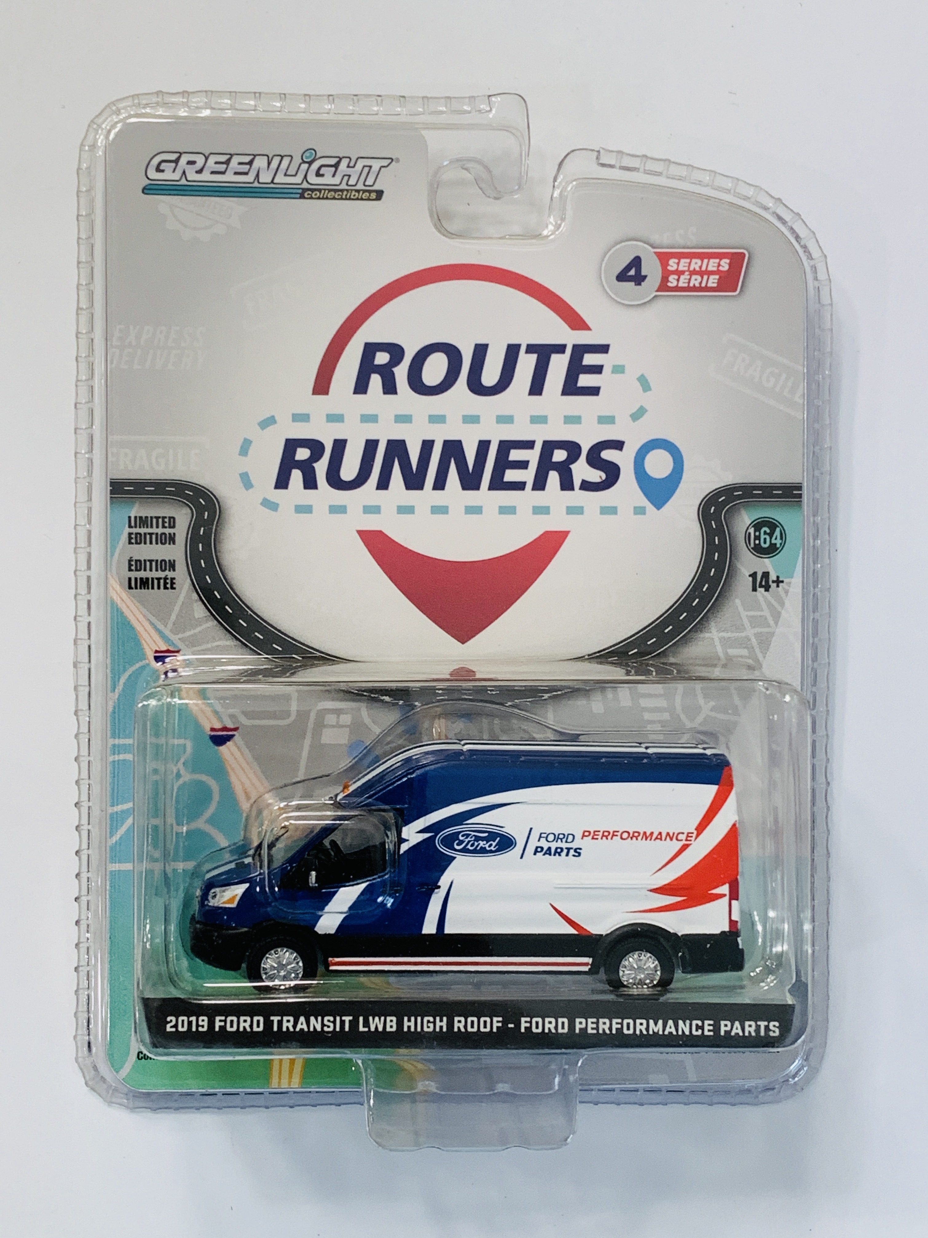 Greenlight Route Runners 2015 Ford Transit LWB High Roof - Ford Performance Parts