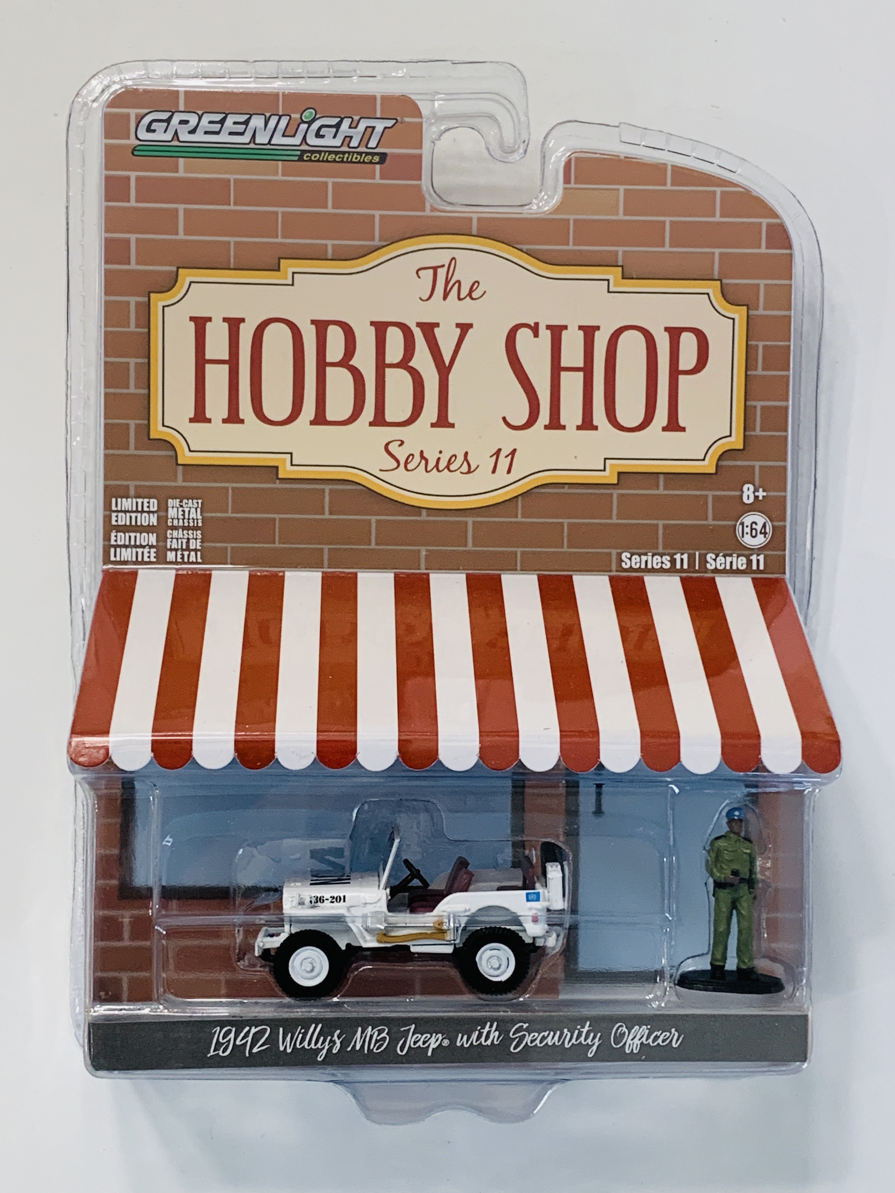 Greenlight The Hobby Shop Series 11 1942 Willys MB Jeep with Security Officer