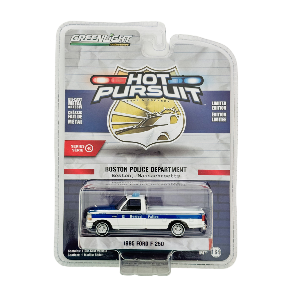 Greenlight Hot Pursuit Boston Police 1995 Ford F-250