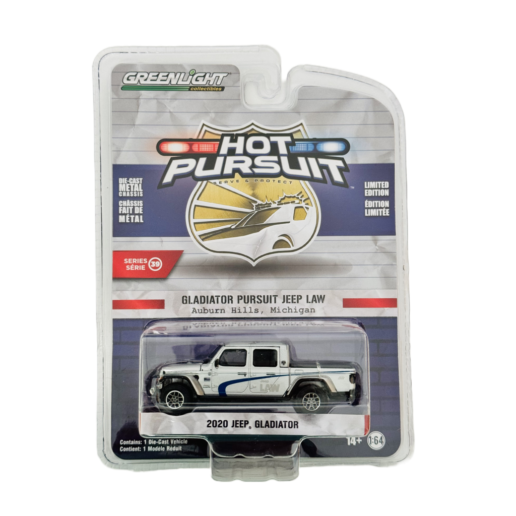 Greenlight Hot Pursuit 2020 Jeep Gladiator Pursuit Law