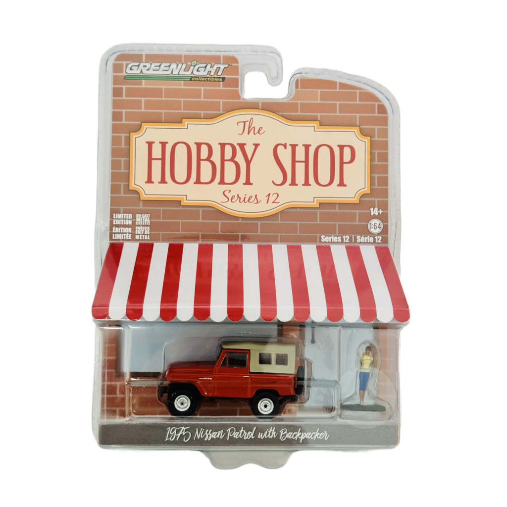 Greenlight The Hobby Shop 1975 Nissan Patrol With Backpacker