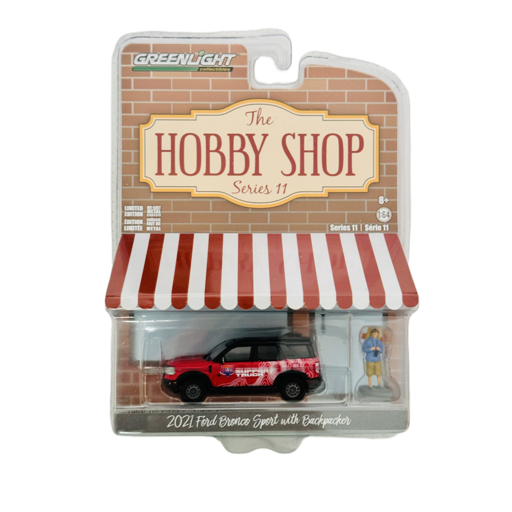 Greenlight The Hobby Shop 2021 Ford Bronco Sport With Backpacker