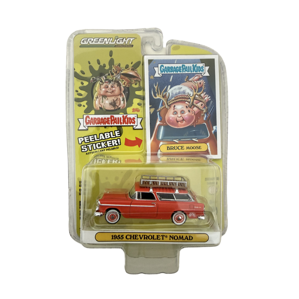 Greenlight Garbage Pail Kids Bruce Moose 1955 Chevrolet Nomad