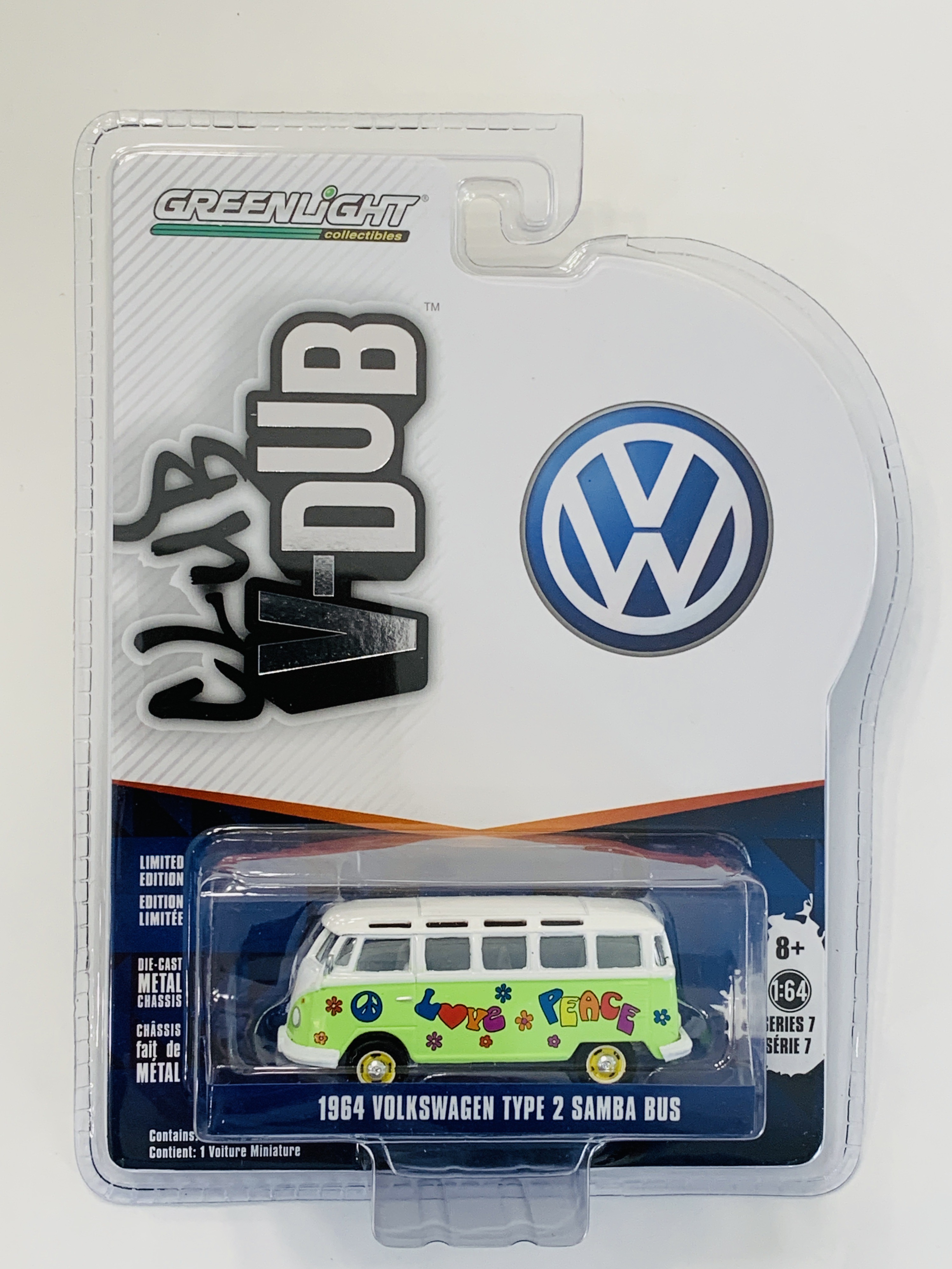 Greenlight Club V-Dub 1964 Volkswagen Type 2 Samba Bus