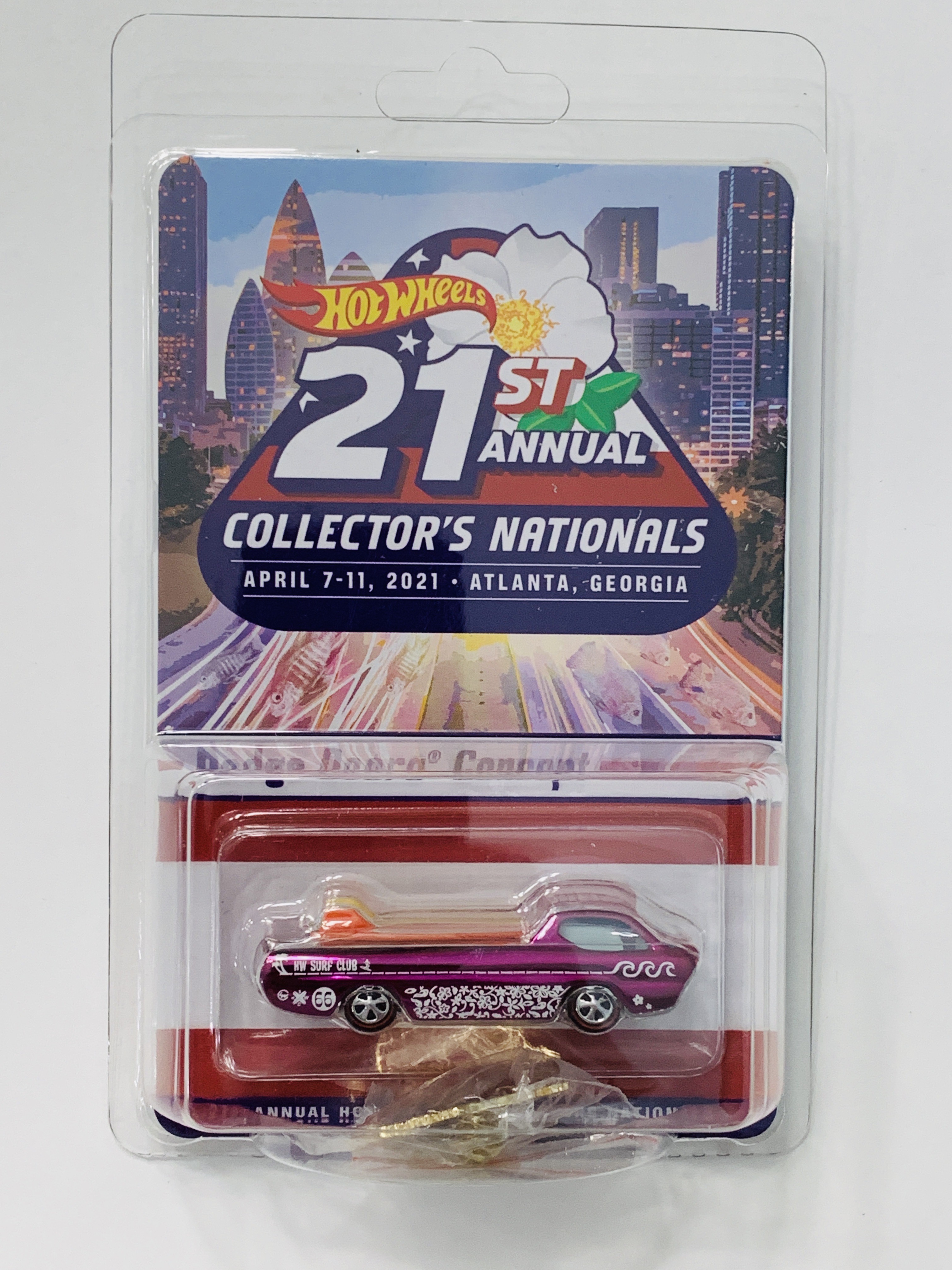 Hot Wheels Atlanta Collectors Nationals Dodge Deora Concept 323/4000 Plus Pin & Patch