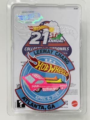 Hot Wheels Atlanta Collectors Nationals Dodge Deora Concept 323/4000 Plus Pin & Patch 2