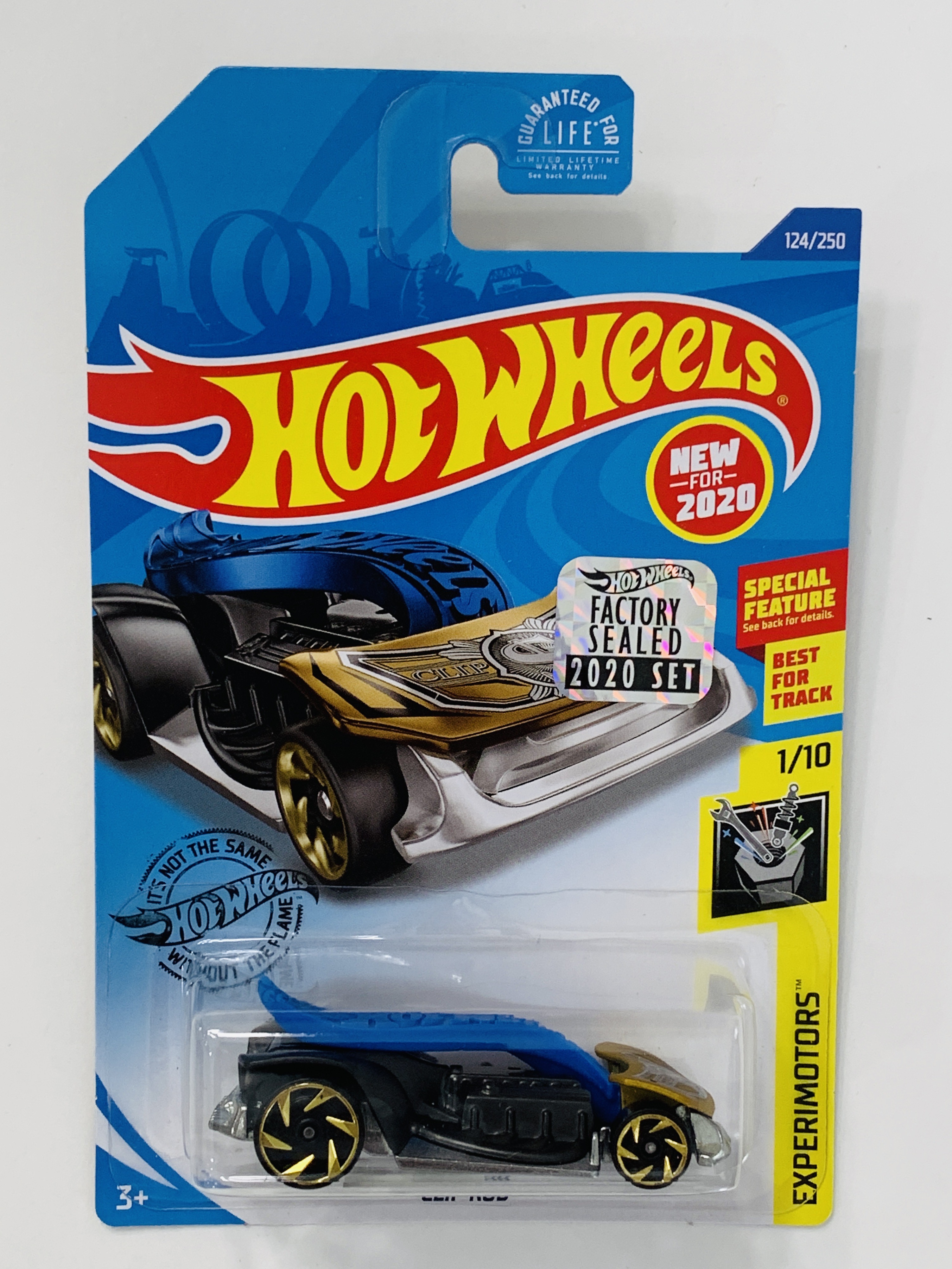 Hot Wheels 2020 Factory Set #124 Clip Rod - Blue