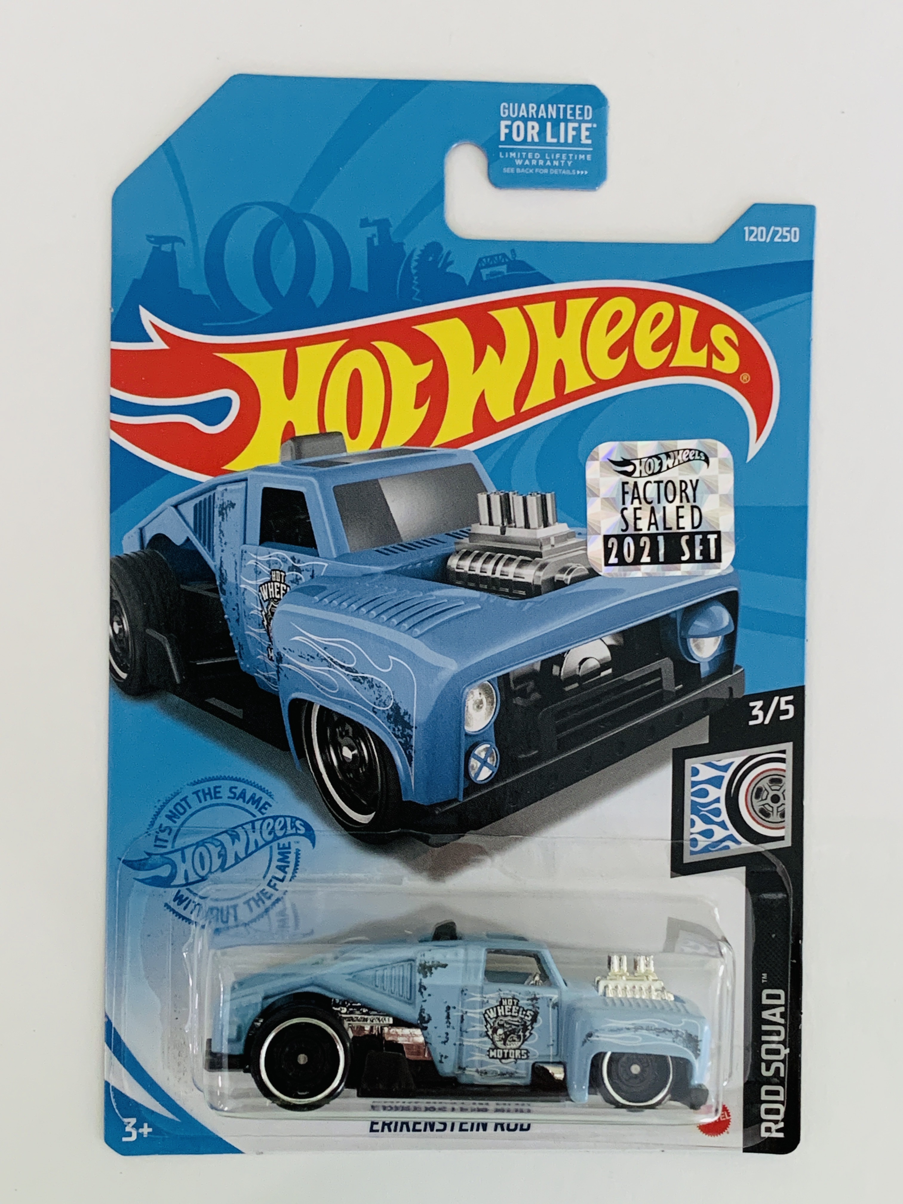 Hot Wheels 2021 Factory Set #120 Erikenstein Rod - Blue