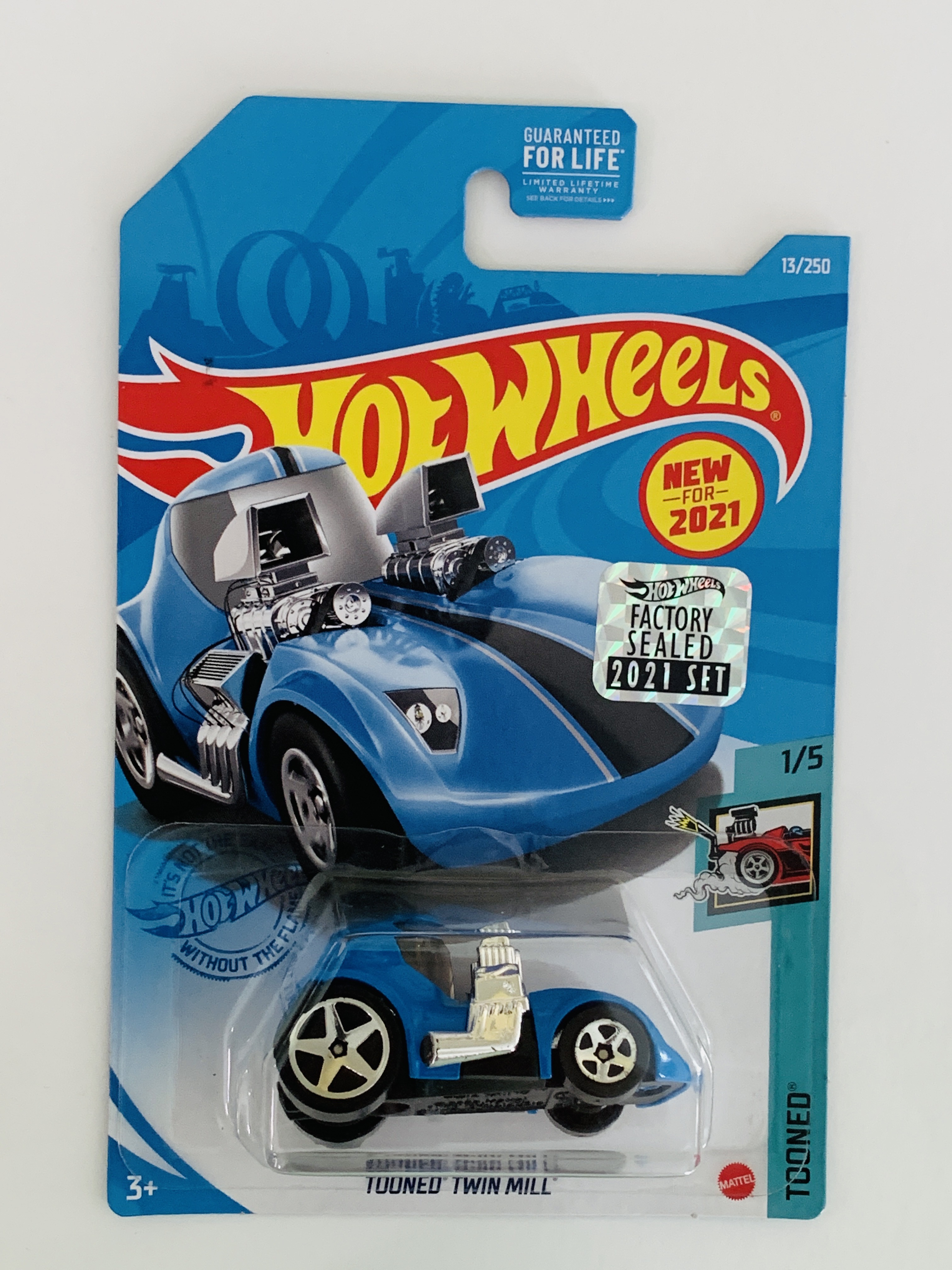 Hot Wheels 2021 Factory Set #13 Tooned Twin Mill - Blue