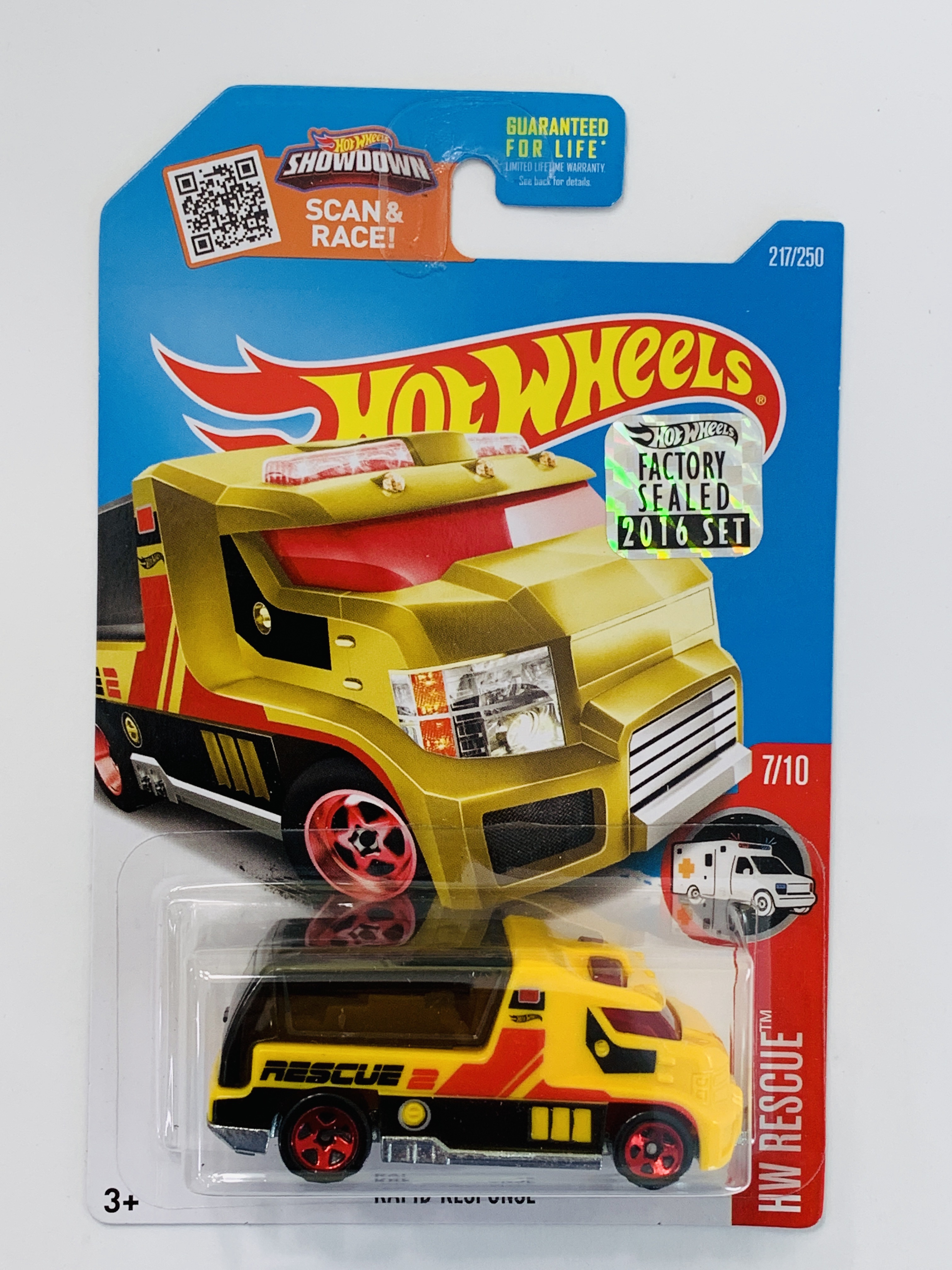 Hot Wheels #217 2016 Factory Set Rapid Response