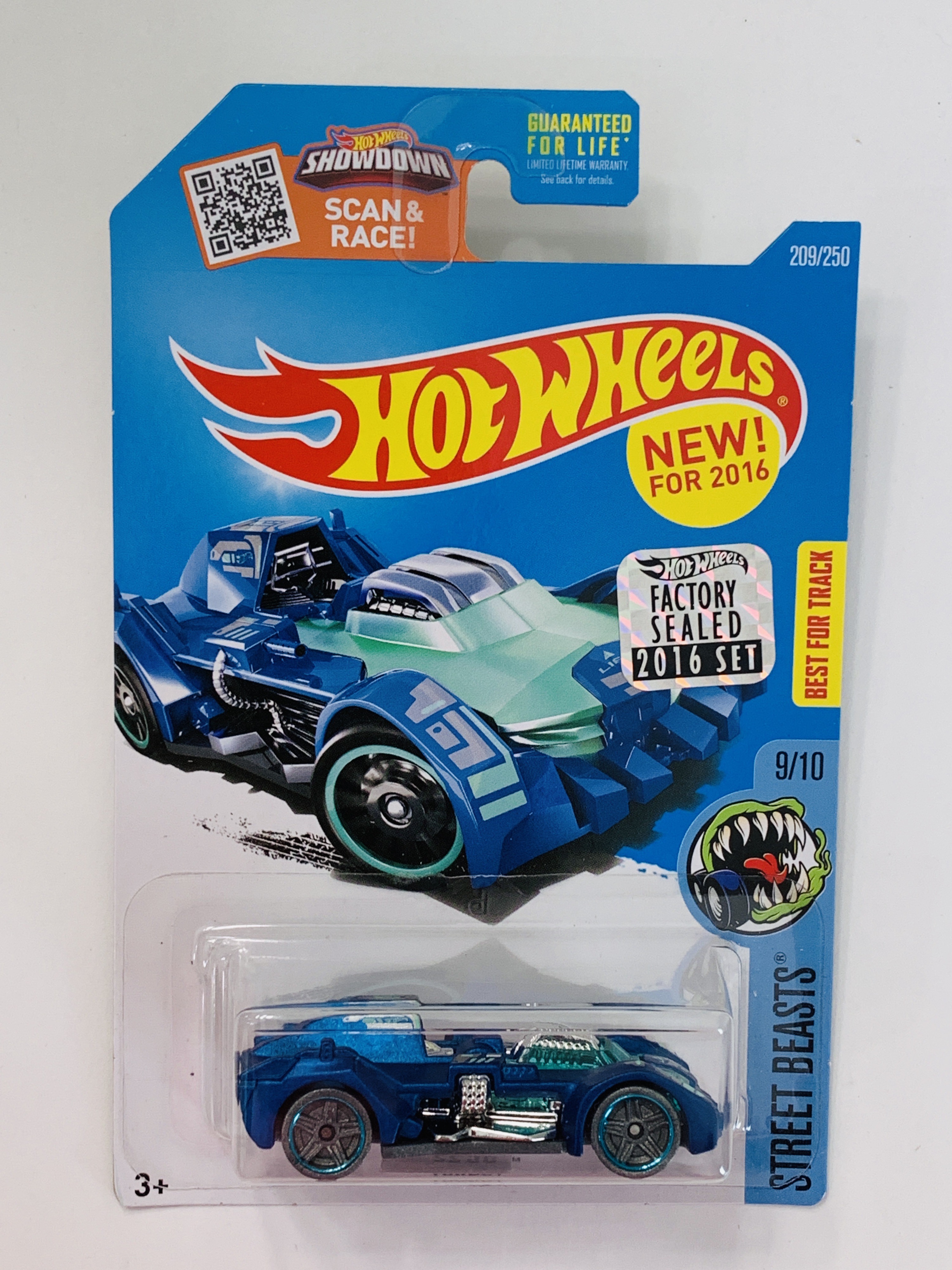 Hot Wheels #209 2016 Factory Set Turbot - Blue