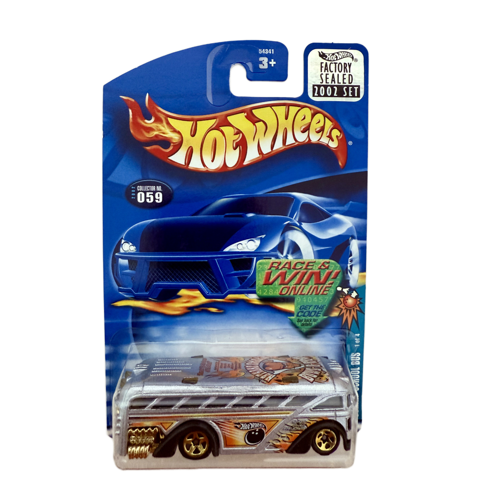 Hot Wheels 2002 Factory Set #059 Surfin' School Bus