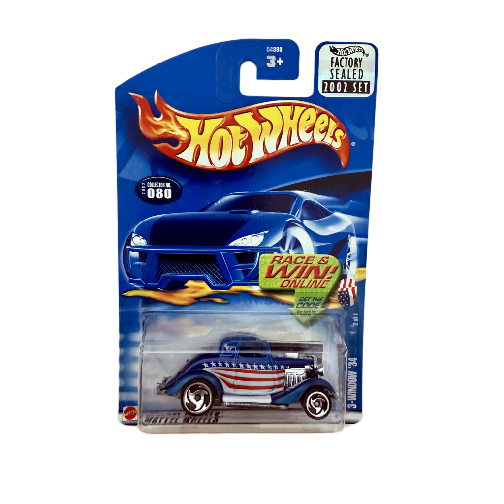 Hot Wheels 2002 Factory Set #080 3-Window '34