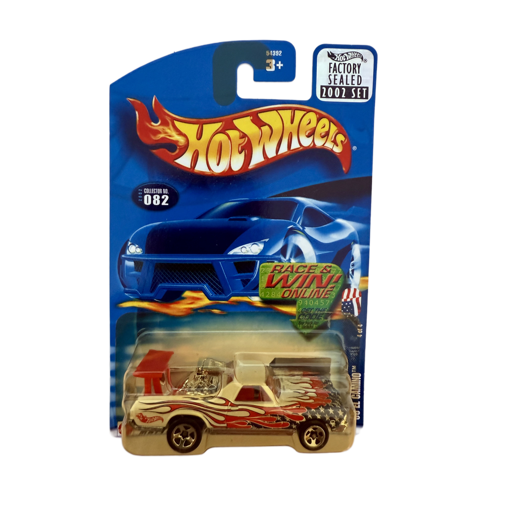 Hot Wheels 2002 Factory Set #082 '68 El Camino - Yellowed Blister