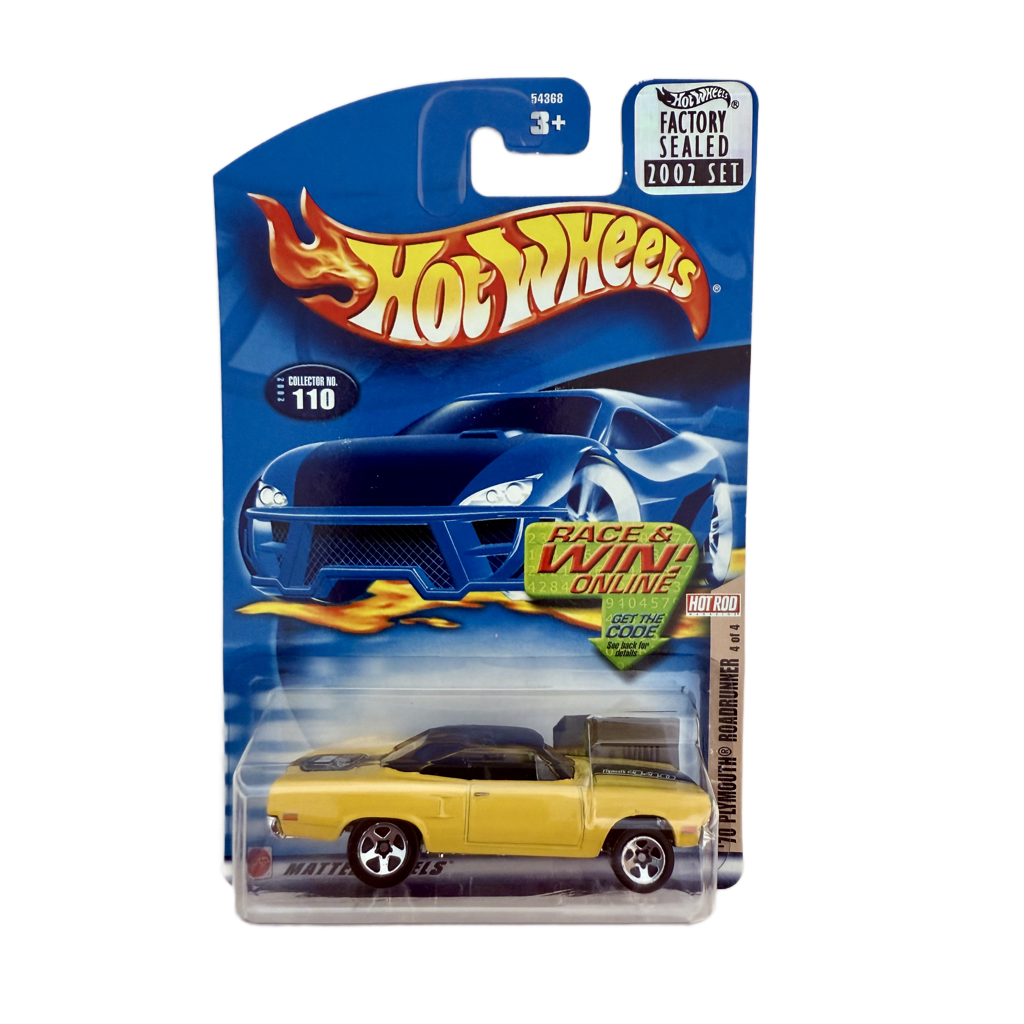 Hot Wheels 2002 Factory Set #110 '70 Plymouth Roadrunner