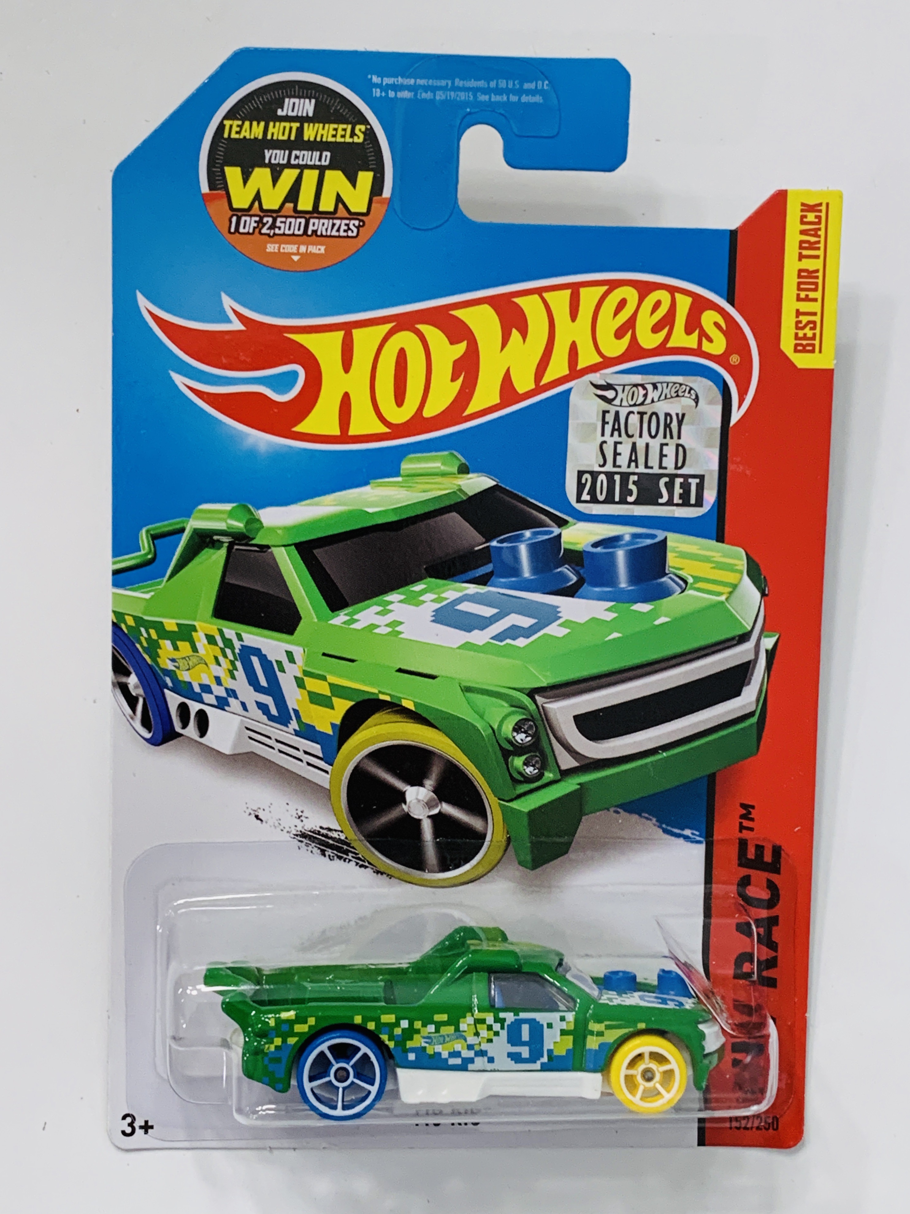 Hot Wheels 2015 Factory Set #152 Fig Rig - Green