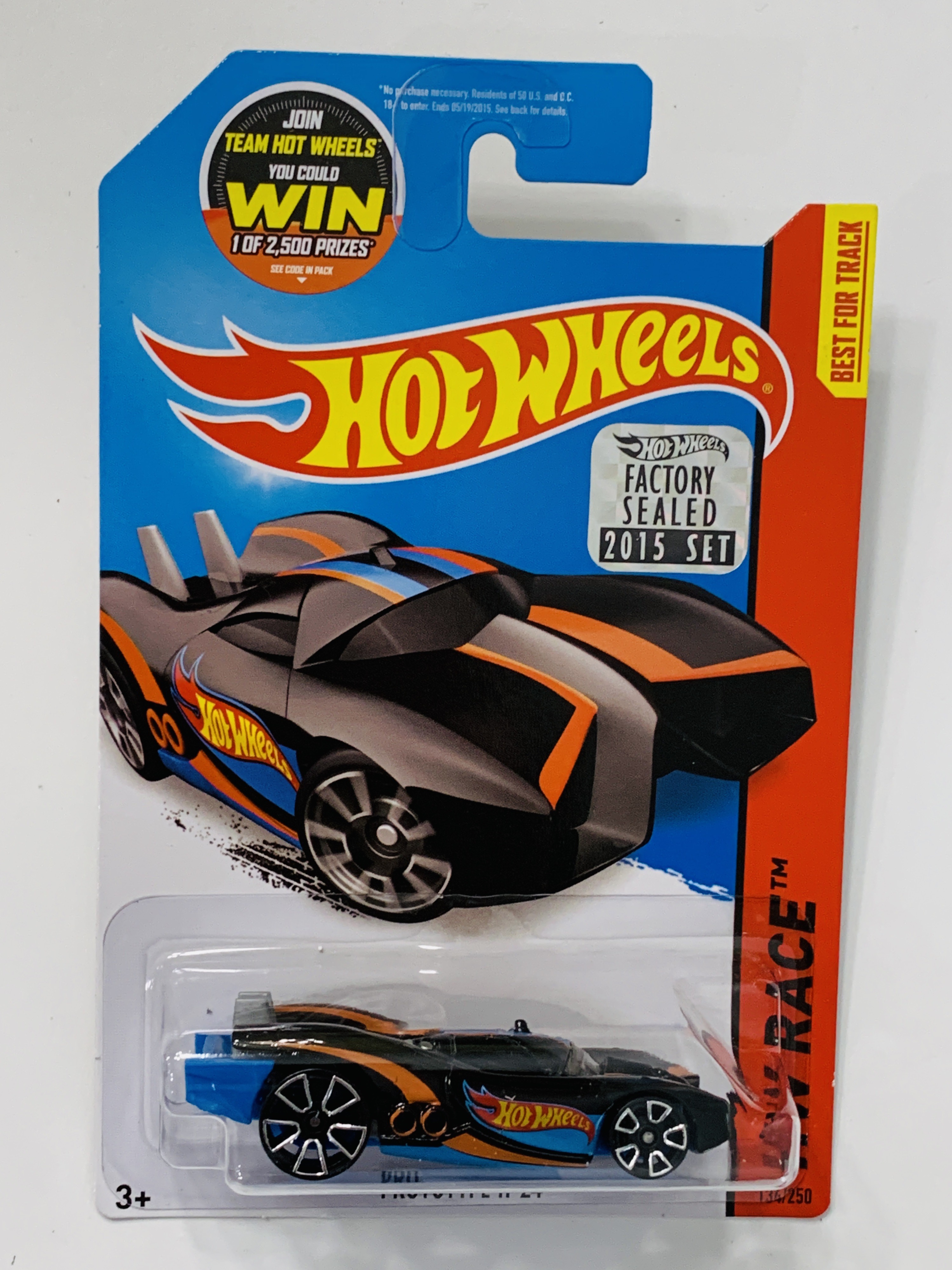 Hot Wheels 2015 Factory Set #134 Prototype H-24 - Black